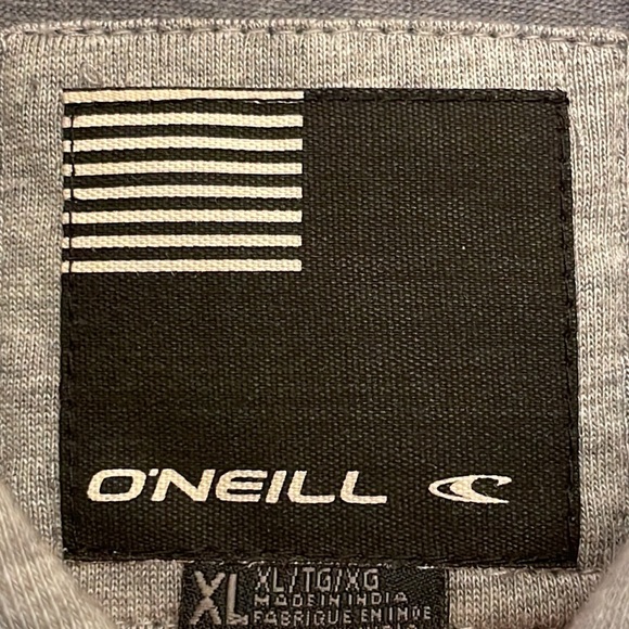 O’Neill Men’s Knit Button Down Long-sleeved shirt, XL. Heathered gray. - Picture 8 of 9